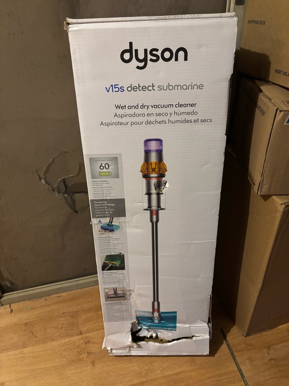 Dyson V15s Detect
Submarine cordless wet and dry
vacuum